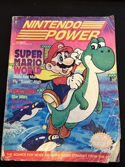 Nintendo Power Magazine Vol 28 Super Mario World Yoshi FAIR condition No Poster