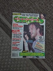 Vtg 1993 Circus Magazine Pearl Jam, Eddie Vedder, Spin Doctors, Sheet Music