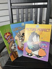 VTG Big Face Book Baby Looney Tunes Lot Of 3 Preschool Tweety WB Homeschool EUC