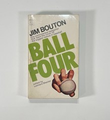BALL FOUR Jim Bouton 1971 First Dell Printing Paperback Leonard Shecter MLB