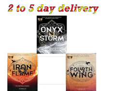 The Empyrean Series 3 Book Collection Set: Fourth wing + Iron flame, onyx