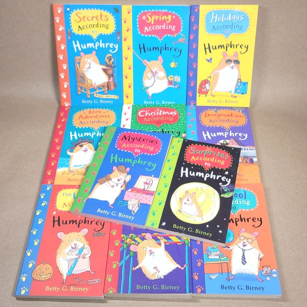 According To Humphrey – Lot of 11 Paperback Chapter Books – Betty G Birney