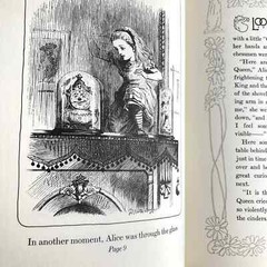 Through the Looking-Glass and What Alice Found There Hard Cover Book 186 pages