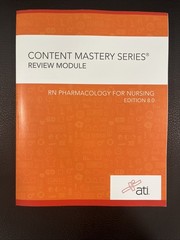 ATI Content Mastery Series RN Nursing Review Modules Lot of 9 Mixed Editions