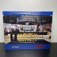 Of Permanent Value Story Of Warren Buffett 2100 Photos NIB RARE Berkshire 2016
