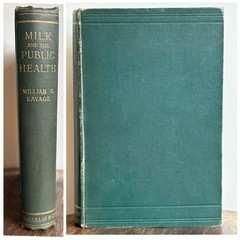 Antique 1912 1st Ed Milk and The Public Health William G Savage Macmillan Rare