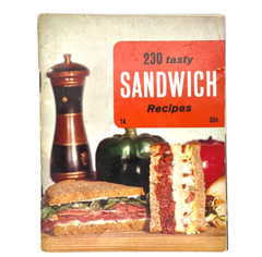230 Tasty Sandwich Recipe Cookbook Culinary Arts Institute Vintage 1969-48 pages