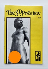 Sierra Domino Preview 2, SUPER RARE Vintage Gay Magazine, Black & Brown Male Men