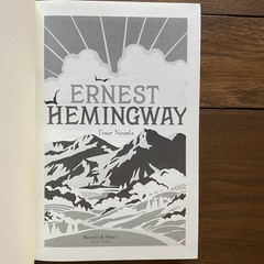 Ernest Hemingway Four Novels 2011 Barnes & Noble Farewell Old Man Sun Bell Tolls