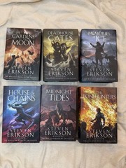 Broken Binding Malazan Books Of The Fallen 1- 6 Signed First Editions