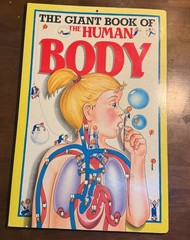 Giant Book Of The Human Body Vtg Hardcover Book 1990 Neil Ardley James West