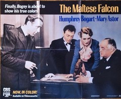 Humphrey Bogart Maltese Falcon 1987 Promotional Poster 28″x22..5″