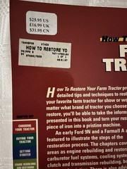 How to Restore Your Farm Tractor by Robert N. Pripps (2004, Trade Paperback)