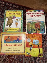 Teacher Big Books Oversized Easel Lot x 4 Classroom Scholastic Picture Read Rare