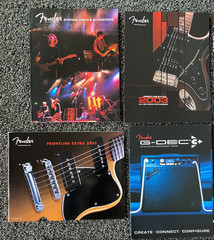 Fender Frontlines + Catalogs 12 pieces-over 4lbs-MINT