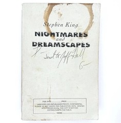 Stephen King NIGHTMARES DREAMSCAPES 93 Rare Viking Publishers Proof w Notations