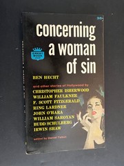 1960 Concerning A Woman of Sin S410 by Ben Hecht, Christopher Isherwood