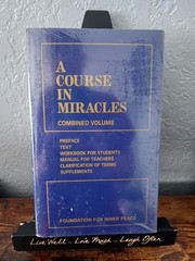 New A Course in Miracles Combined Volume 3rd Edition Foundation Inner Peace