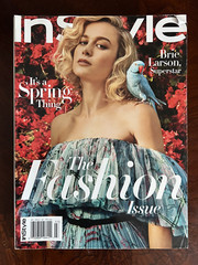IN STYLE MAG BRIE LARSON SUPERSTAR MARCH 2019 FASHION ISSUE 278 PAGES