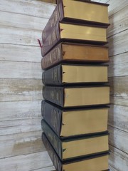 8 Longmeadow Press Bonded Leather Books – all the classics in great condition
