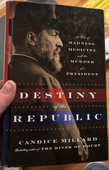 Destiny Of The Republic President Garfield LARGE PRINT book Candace Millard