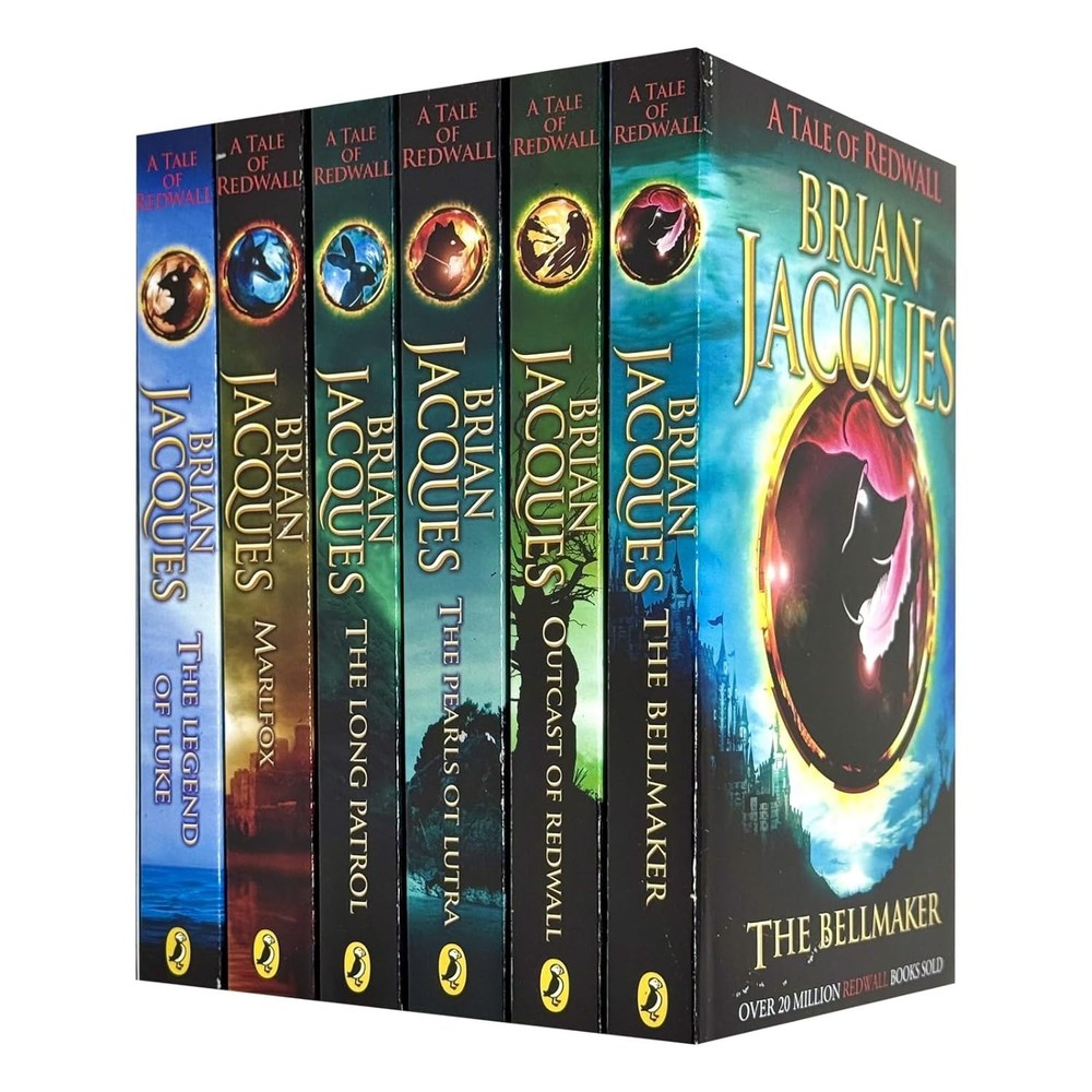 A Tale of Redwall Series (Book 7-12) by Brian Jacques 6 Books Set – Ages 9+ – PB