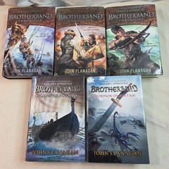 John Flanagan Brotherband Chronicles Books 1-5 Hardcover (Ranger’s Apprentice)