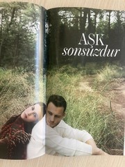 Vogue Turkey Film Supplement October 2024 Mavi Mağara Kerem Bursin Devrim Özkan