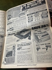 1970 RADIO SHACK Catalog Sales Paper ~ 40 Pages Of Vintage HiFi Electronics