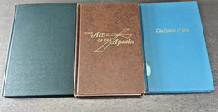 Oliver B Greene Bible Commentary Lot Acts Epistles of John To Mother HC 3 Books
