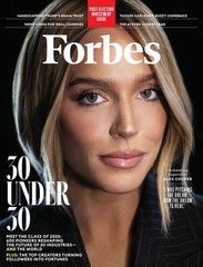 FORBES MAGAZINE DEC 2024/JAN 2025 | ALEX COOPER | 30 UNDER 30