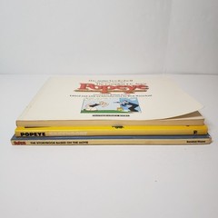 Lot Of 3 Popeye PB/HC Books First Fifty Years Complete E.C. Segar Vol 6 Dailies