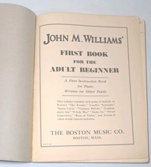 1935 The Boston Music Co Book John M Williams Music History Vintage Song Book