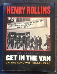 Henry Rollins Get in the Van On the Road With Black Flag 2004 2nd Edition Punk
