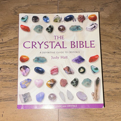 The Crystal Bible Judy Hall 2003 Trade Paperback Illustrated Crystals Guide