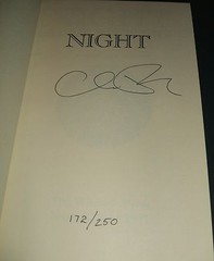 Night by Alan Rodgers Wildside Press 1991 Signed, Ltd ed. #172/250 copies Horror