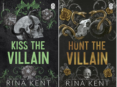 Rina Kent 2 book set : kiss the villain + hunt the villain paperback