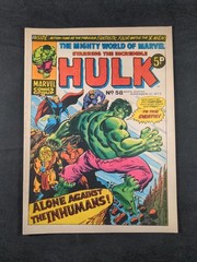 Mighty World of Marvel Issue No 58 November 1973 Vintage Marvel UK Comic