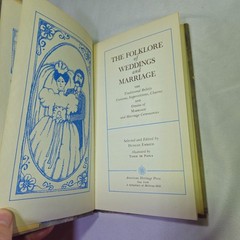 THE FOLKLORE OF WEDDINGS AND MARRIAGE 1970 Duncan Emrich HCDJ + Bonus Book