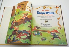 WALT DISNEY’S SNOW WHITE And The Seven Dwarfs Golden Book 1952
