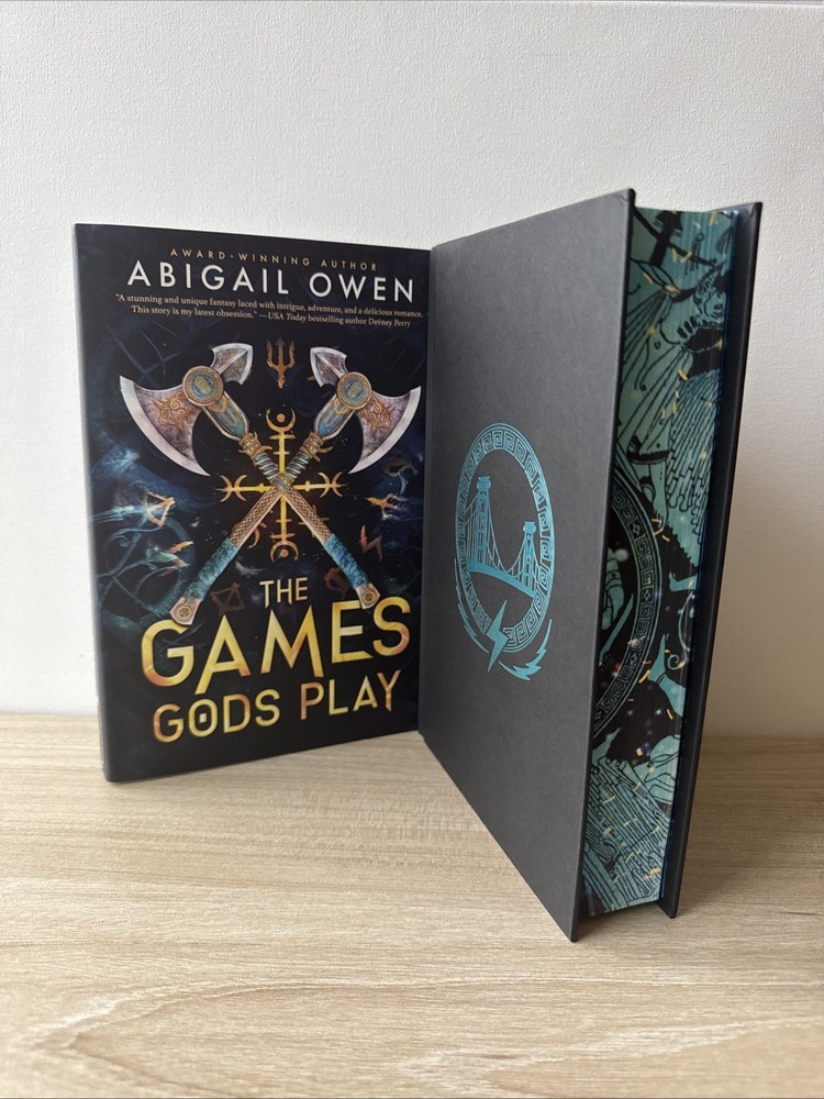 The Games Gods Play Deluxe Limited Edition by Abigail Owen Hardcover OOP ?