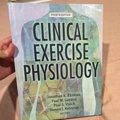 Human Kinetics Clinical Exercise Physiology 4th Ed Hardcover 2019 776p