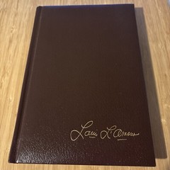 Louis L’Amour Hardcover Book Faux Brown Leather Callaghen