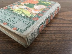 VTG Early 1900s GREEN FAIRY BOOK by Andrew Lang from Hurst & Co 6.25″ x 4.5″