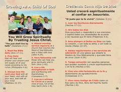 English & Spanish Gospel Tracts, 40 PK in 4 Covers, 20 Pages Each, Best Seller!