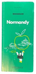 Michelin The Green Guide Normandy 1974 © 158 Pages Vintage