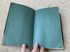 TLV Thinline Bible Holy Scripture – Green & Tan Duravella Imitation Leather