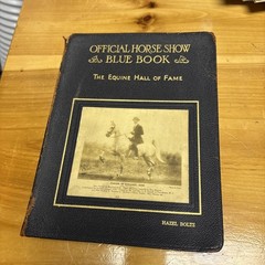 The OFFICIAL HORSE SHOW BLUE BOOK 1934 – The Equine Hall of Fame Equestrian 28th