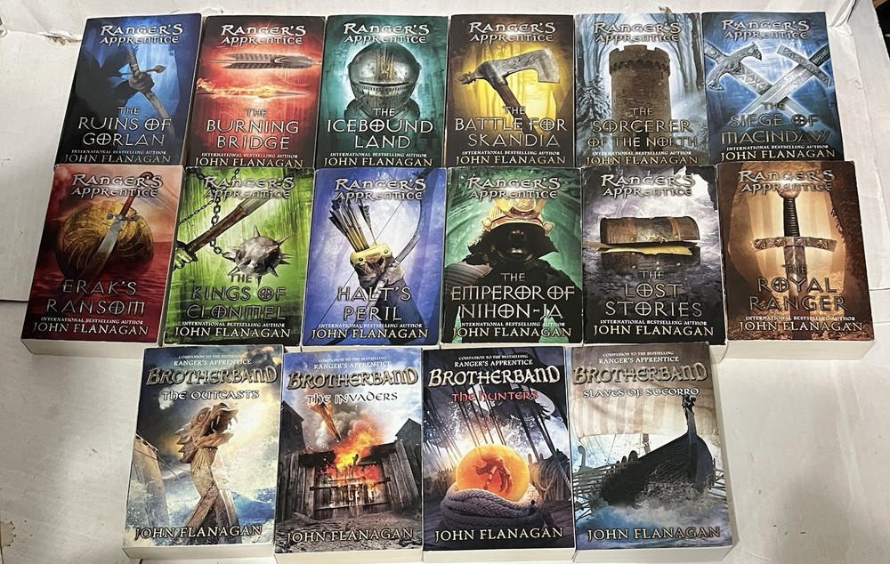 Ranger’s Apprentice Complete Series Set 1-12 Brotherband 1-4 Books John Flanagan