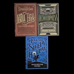 Barnes & Noble 3 Horror Classics Leather BoundJekyll & Hyde, Sleepy Hollow, Meta
